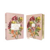 “NIV Artisan Bible with floral cover and gold edges – pink edition”


