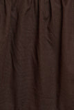 Chocolate Ruffle Mini Dress