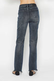 HW Button Fly Hem Destroy Straight
