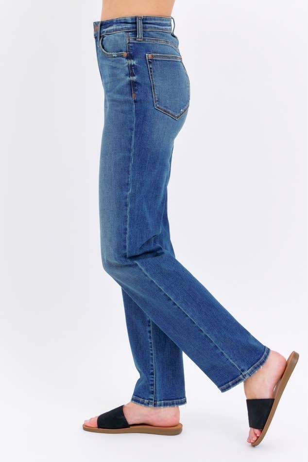High Waist Straight Fit