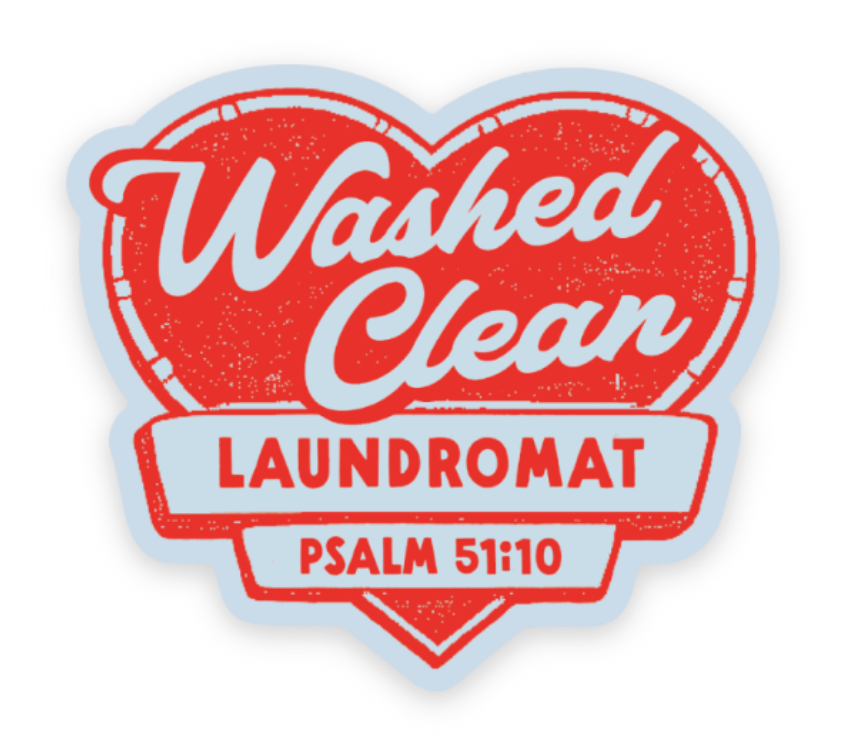 Washed Clean Sticker | Christian Sticker | Christian Gift