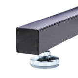 4-Way Black Clothing Rack With Straight Arms