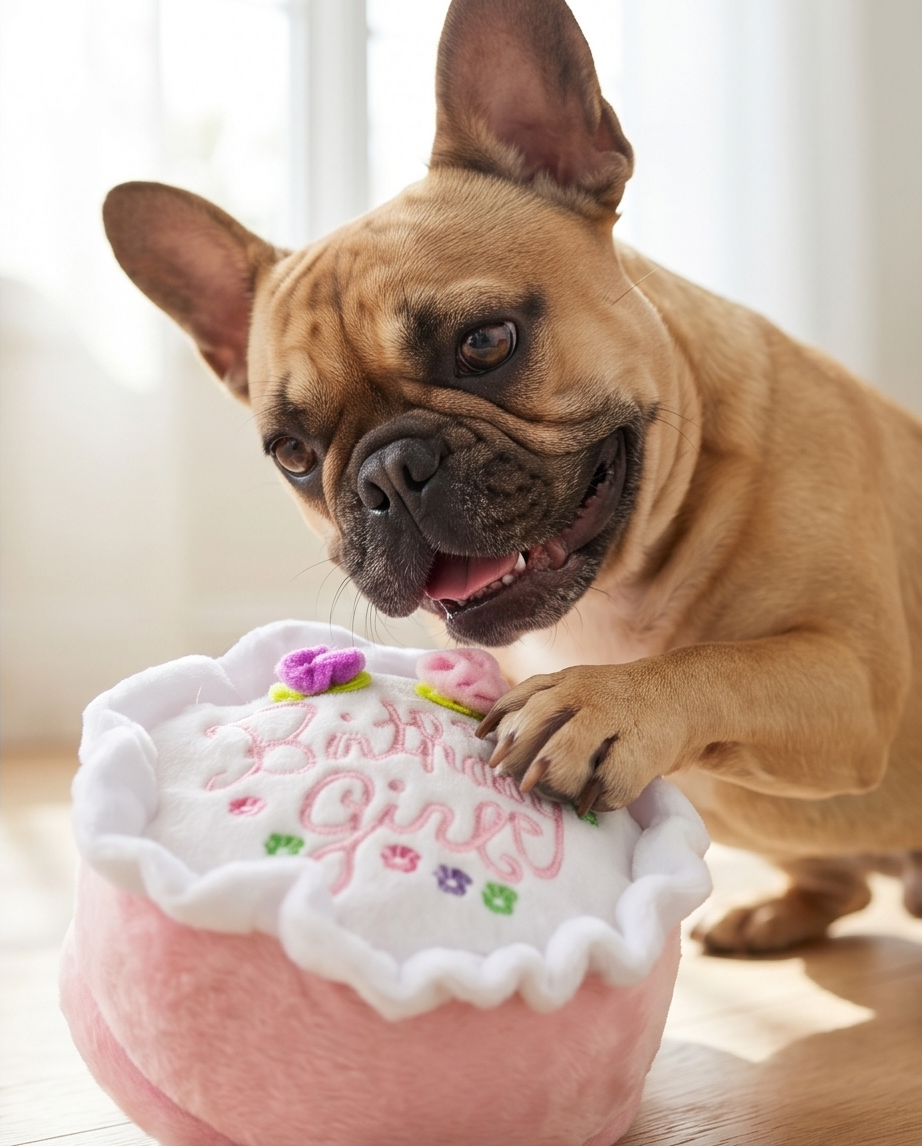 Birthday Girl Toy Squeaker Dog Toy
