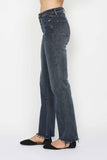 HW Button Fly Hem Destroy Straight