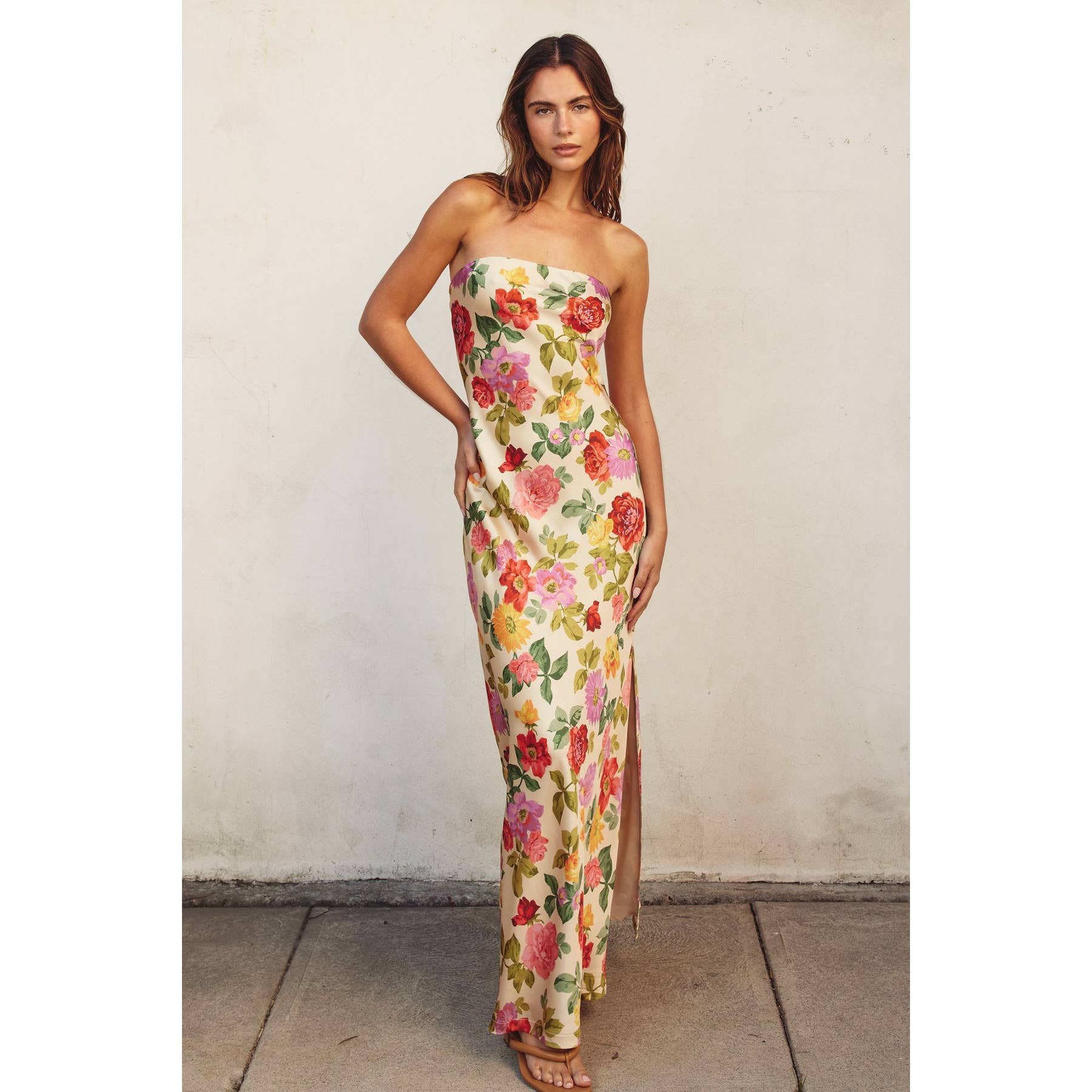 Bianca Strapless Maxi Dress
