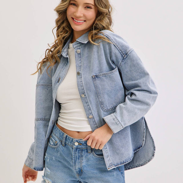 Claire Denim Shirt Jacket