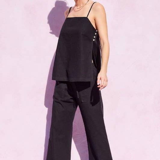 Black Linen Pants
