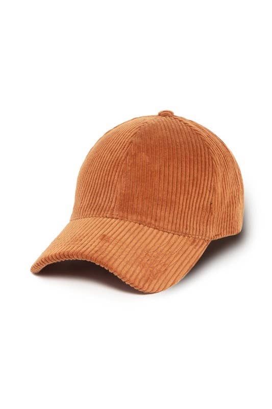 FWCAP114 - Solid Corduroy Fall Winter Baseball Hat