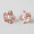 Charming Floral Design Drop Earrings