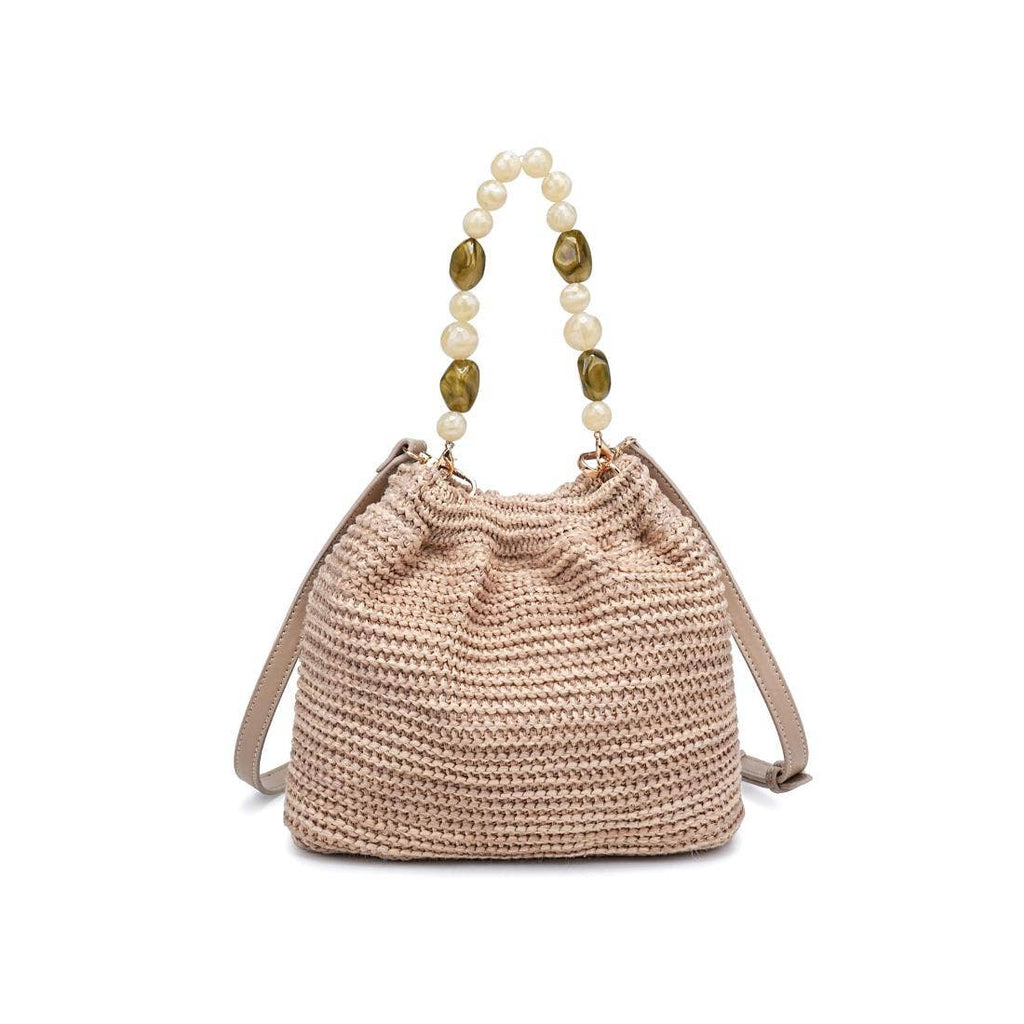 Emery Beaded Handle Crossbody Bag