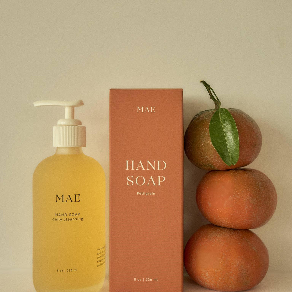 Petitgrain Clean Hand Soap - Vegan, Essential Oil