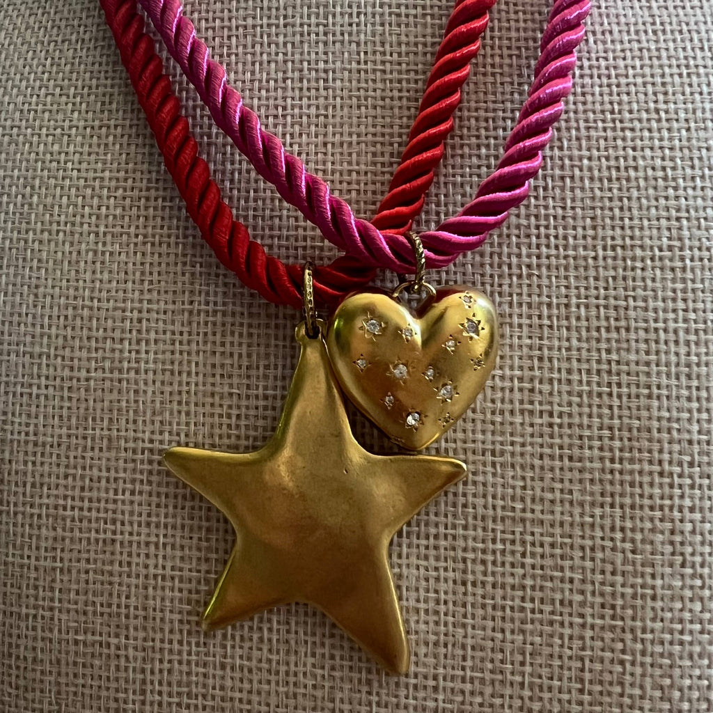 Cord Necklace with Charm