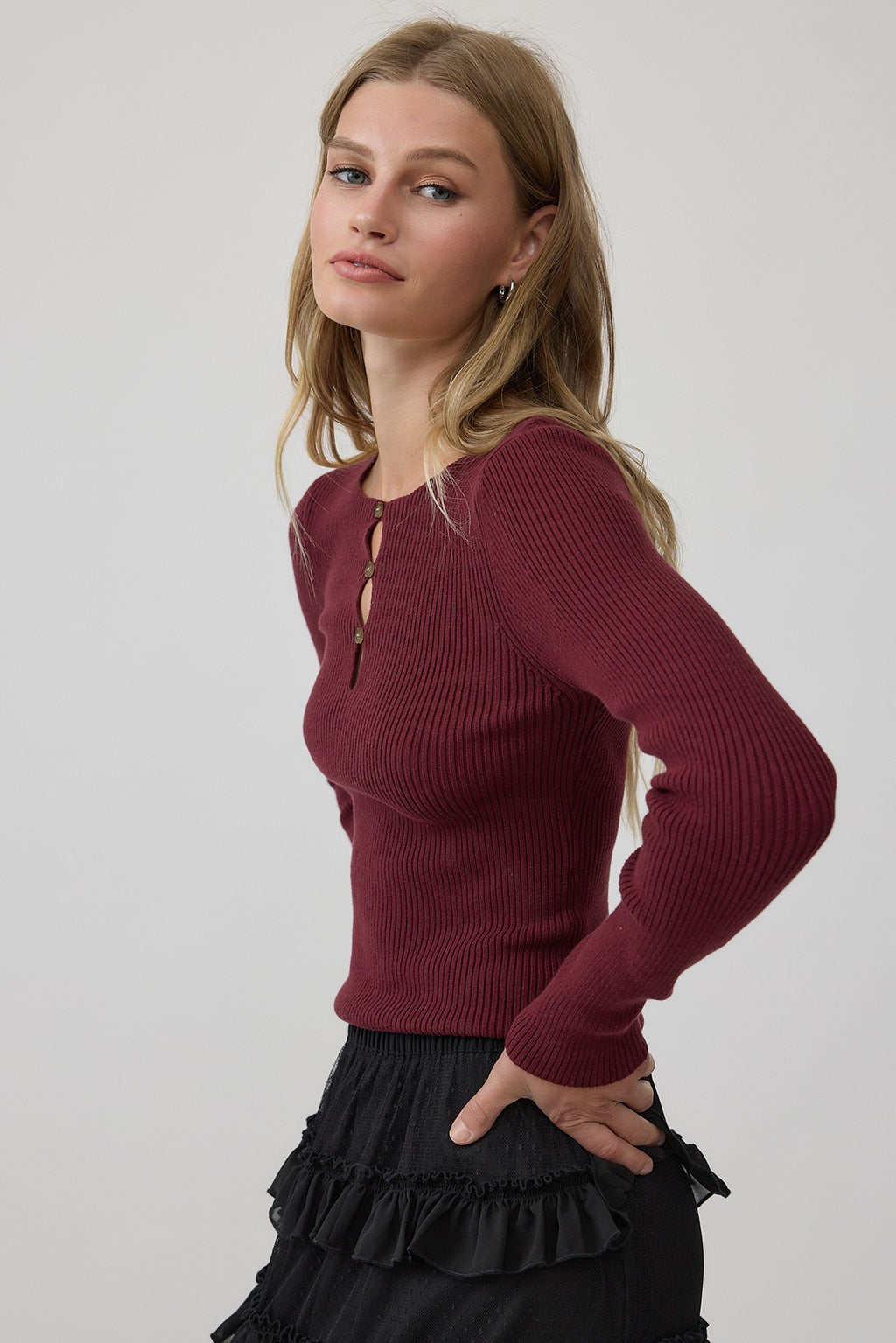 Dara Ribbed Top