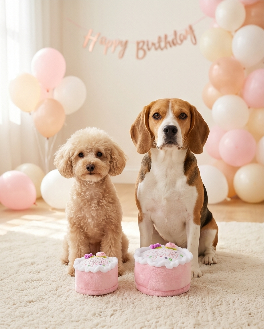 Birthday Girl Toy Squeaker Dog Toy