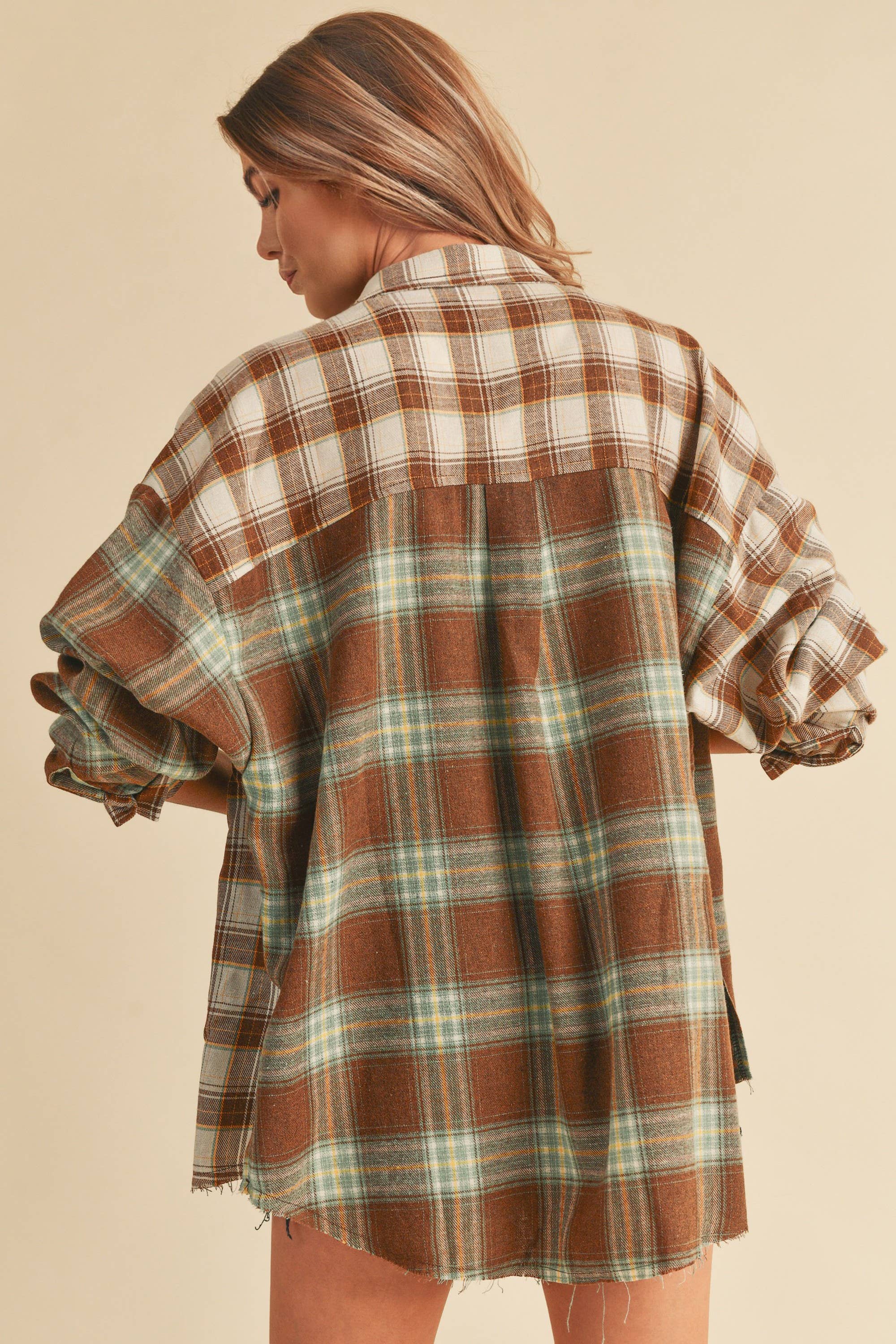 845AN Noelle Flannel Shirt 1