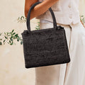 Ata Vine Handbag - Summer Resort Black