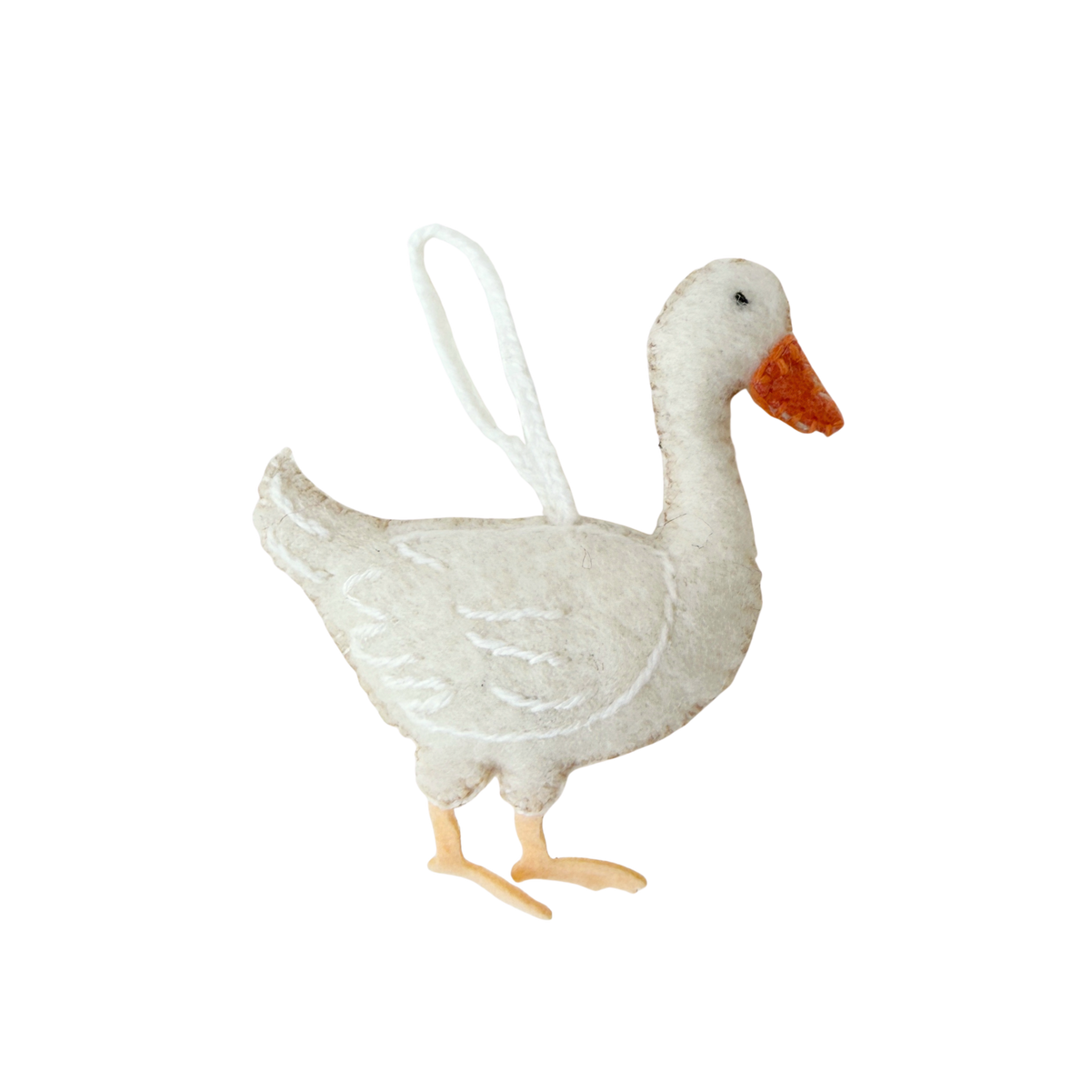 Goose Wool Christmas Ornament