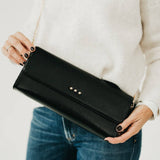 The Evening Metallic Clutch Crossbody Bag