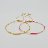 Dainty 3 Tone Bracelet - 24k Gold Plated
