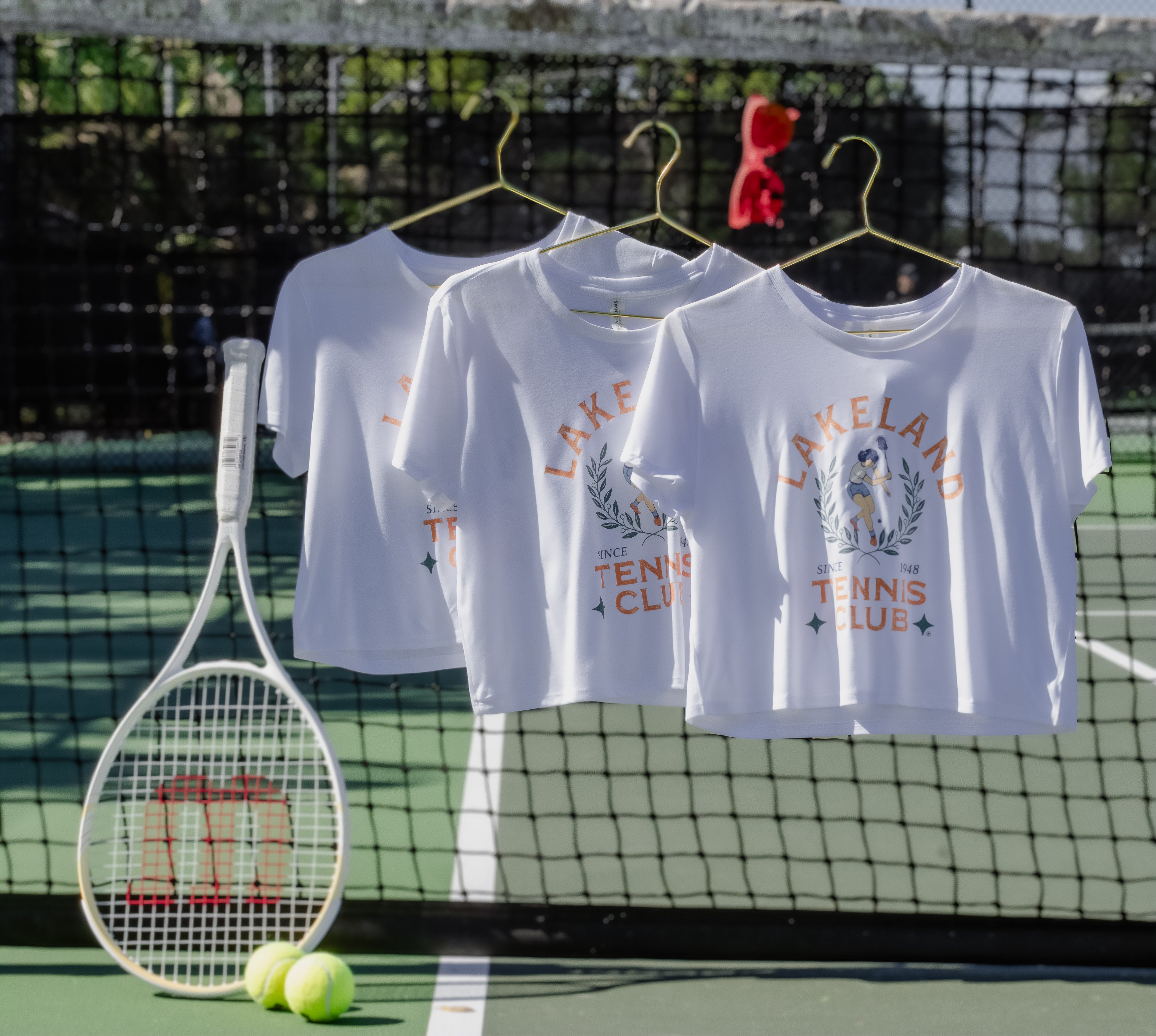 Lakeland Tennis Club Cropped Tee