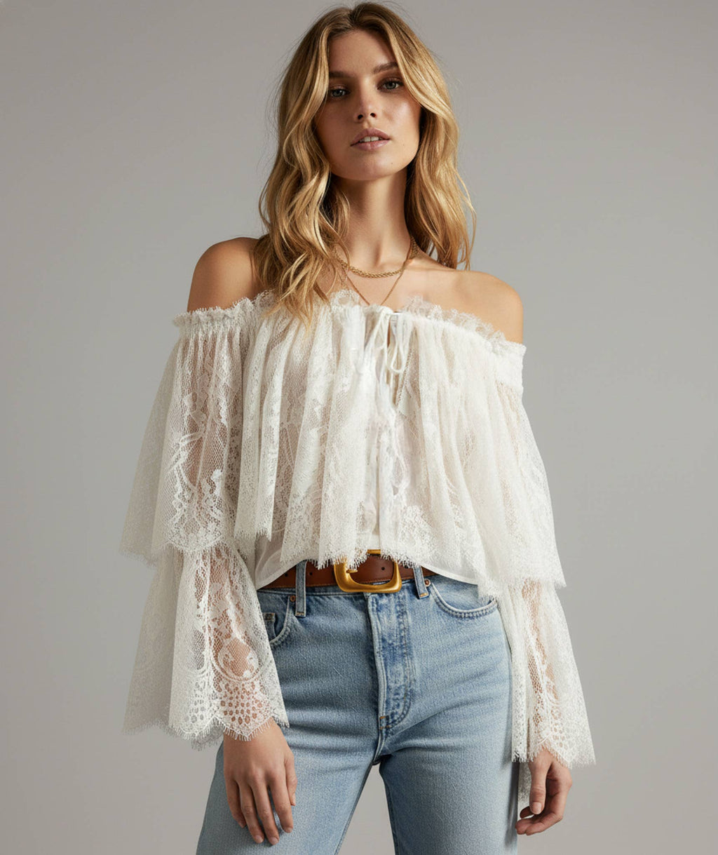 Stitched Clean Leather Belt with Asymmetrical Buckle