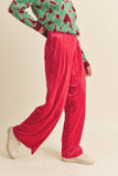 WIDE LEG VELVET TROUSERS MP2503