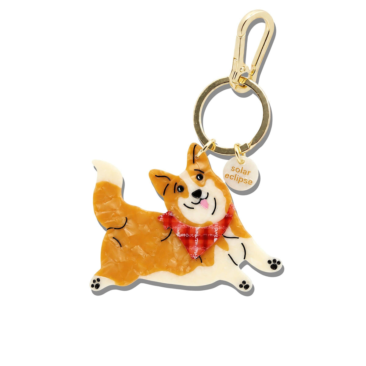 Corgi Bag Charm Keychain