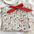 Emilia Red Floral Bible Cover