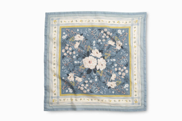Flutterby Bandana | Bloom Field - Blue Floral