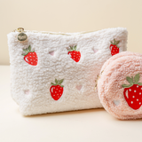 Mini Strawberry Teddy Pouch