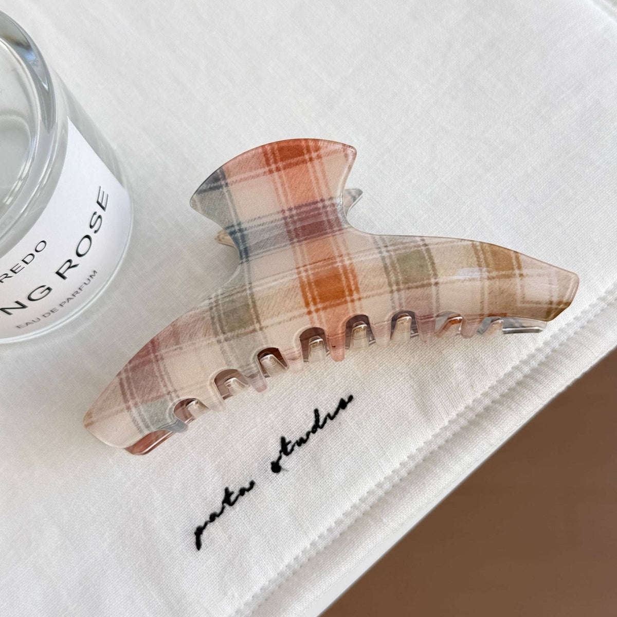 Maisie Plaid Claw Clip