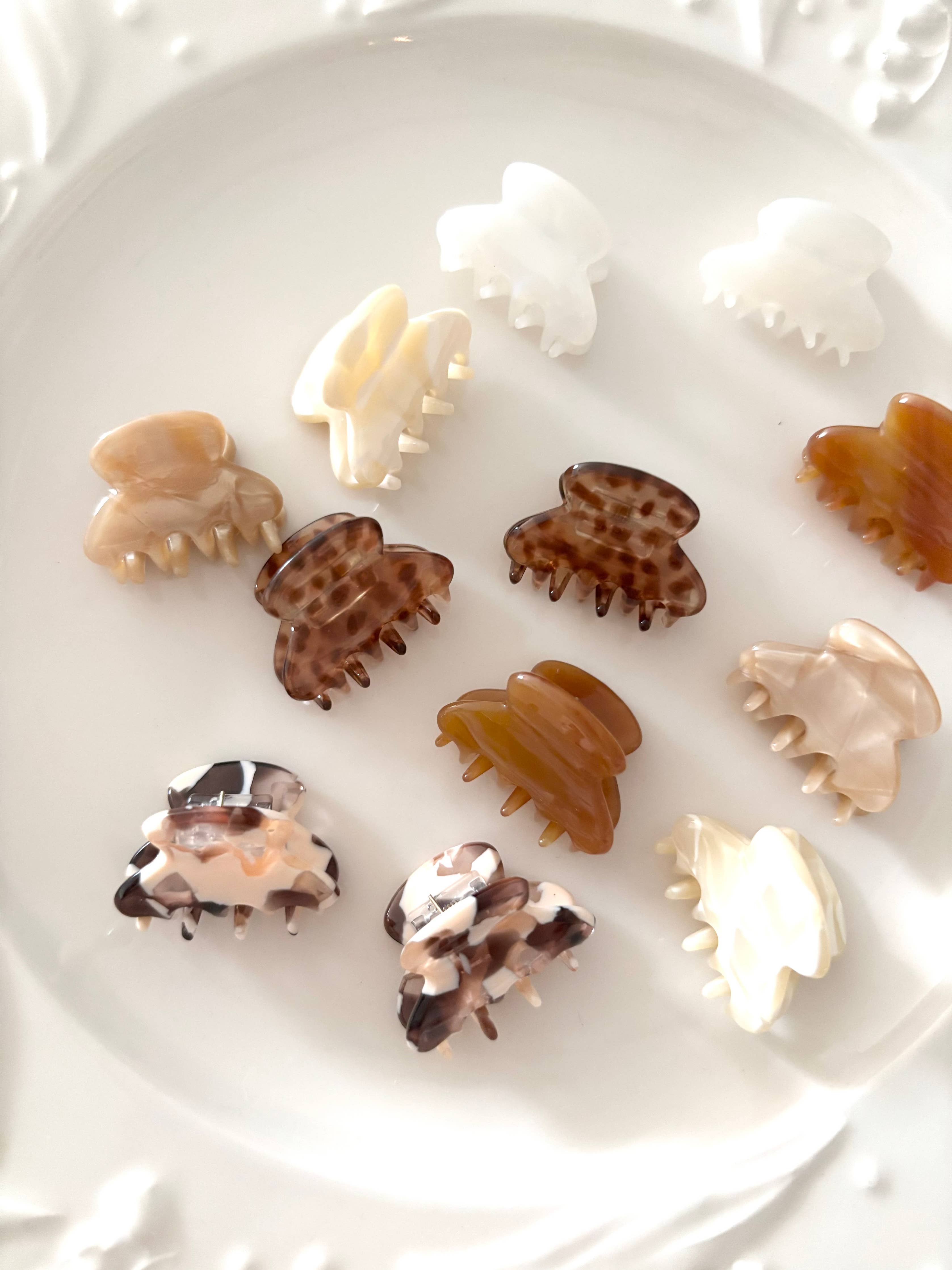 Mini Neutral Everyday Essential Hair Clips (DANIA)