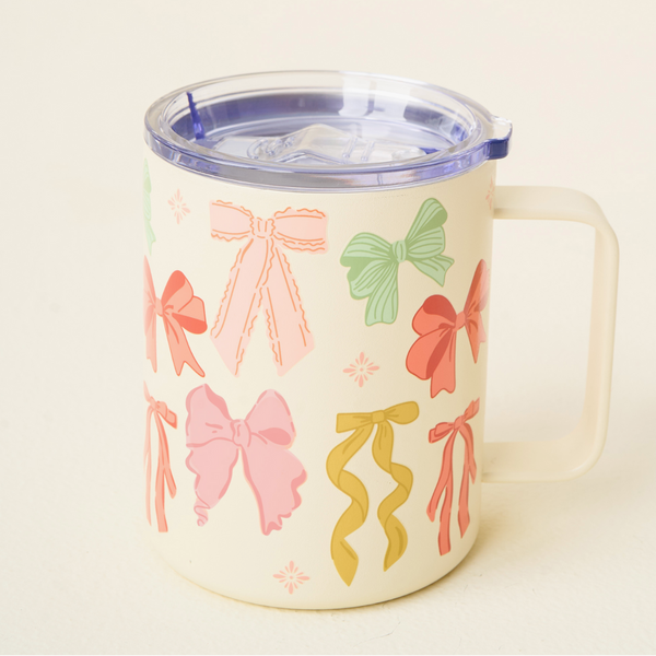 14 oz Insulated Mug-Bow Affair