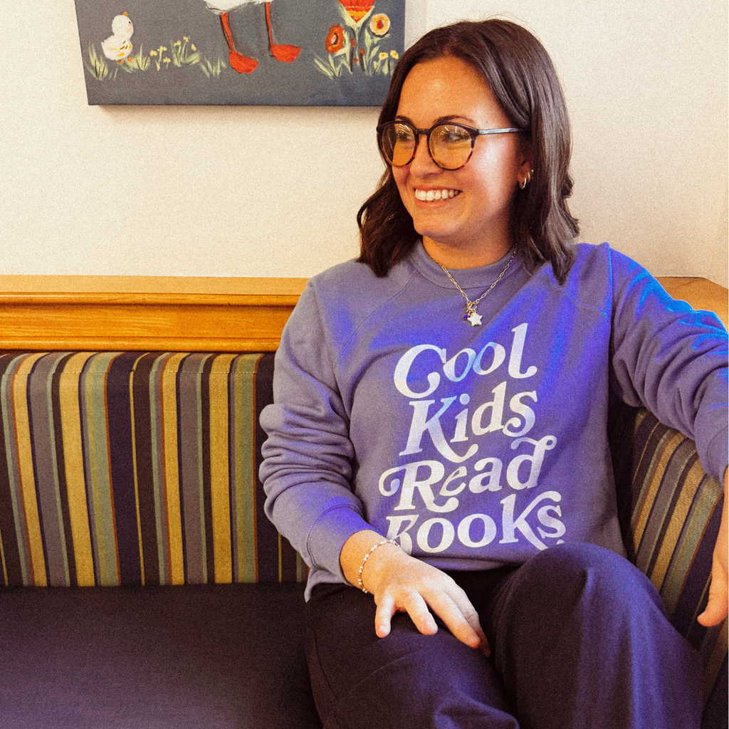 Cool Kids Read Books Graphic Sweatshirt