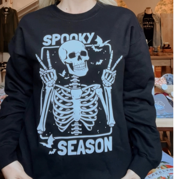 Spooky Season Crew Neck Sweat Shirt