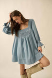 Denim Babydoll Dress