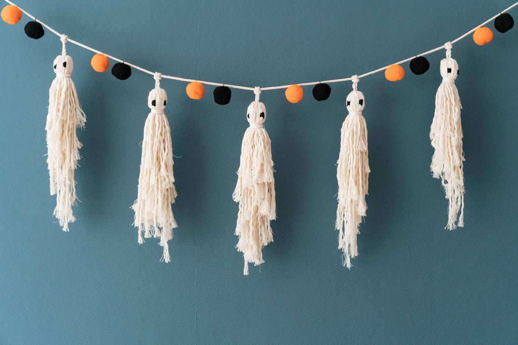 Halloween Ghost Garland Long
