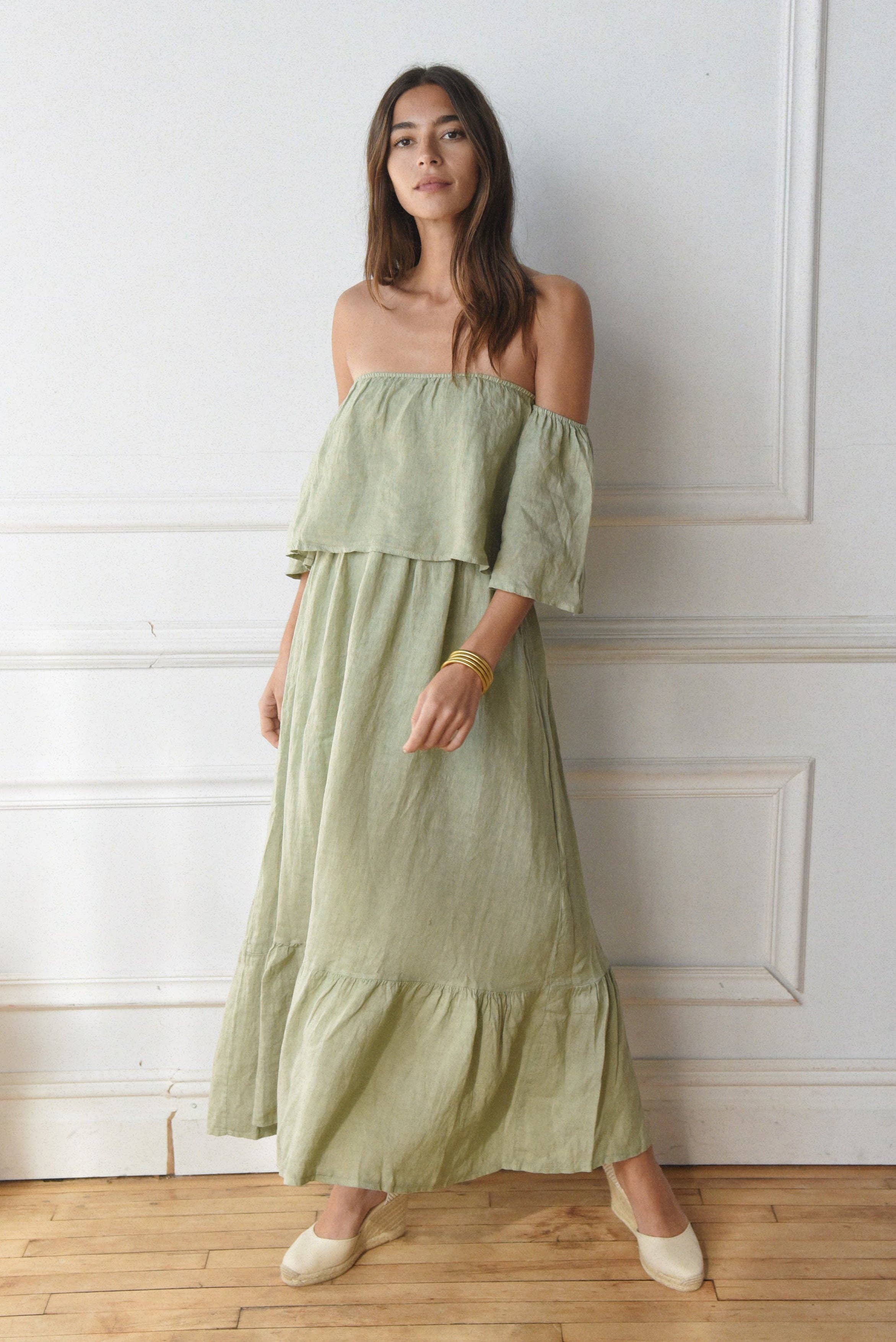 The Baila Dress // Sage