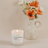 Wildflowers and Salt 11 oz Soy Candle - Home Decor & Gifts