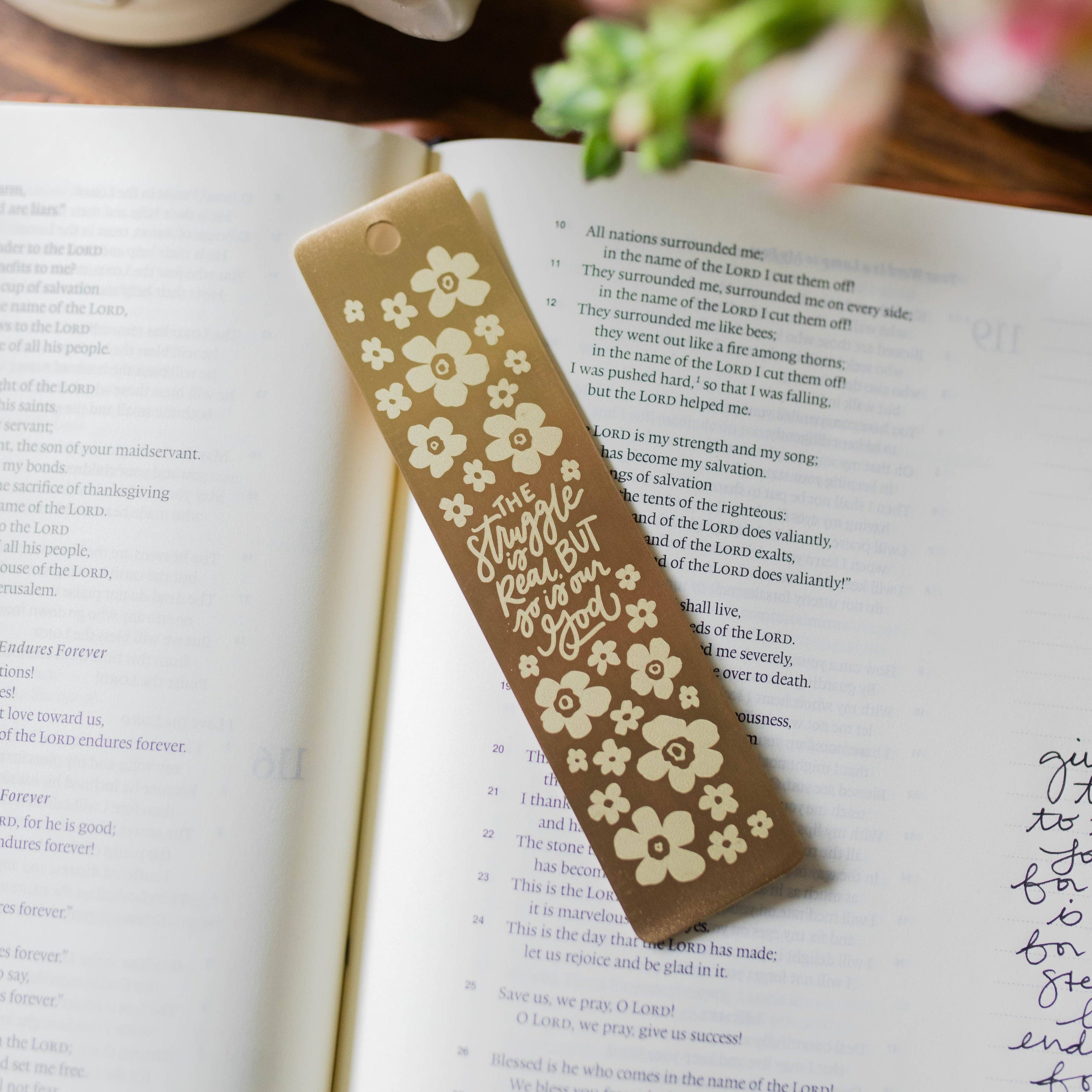 The Struggle is Real Brass Ruler