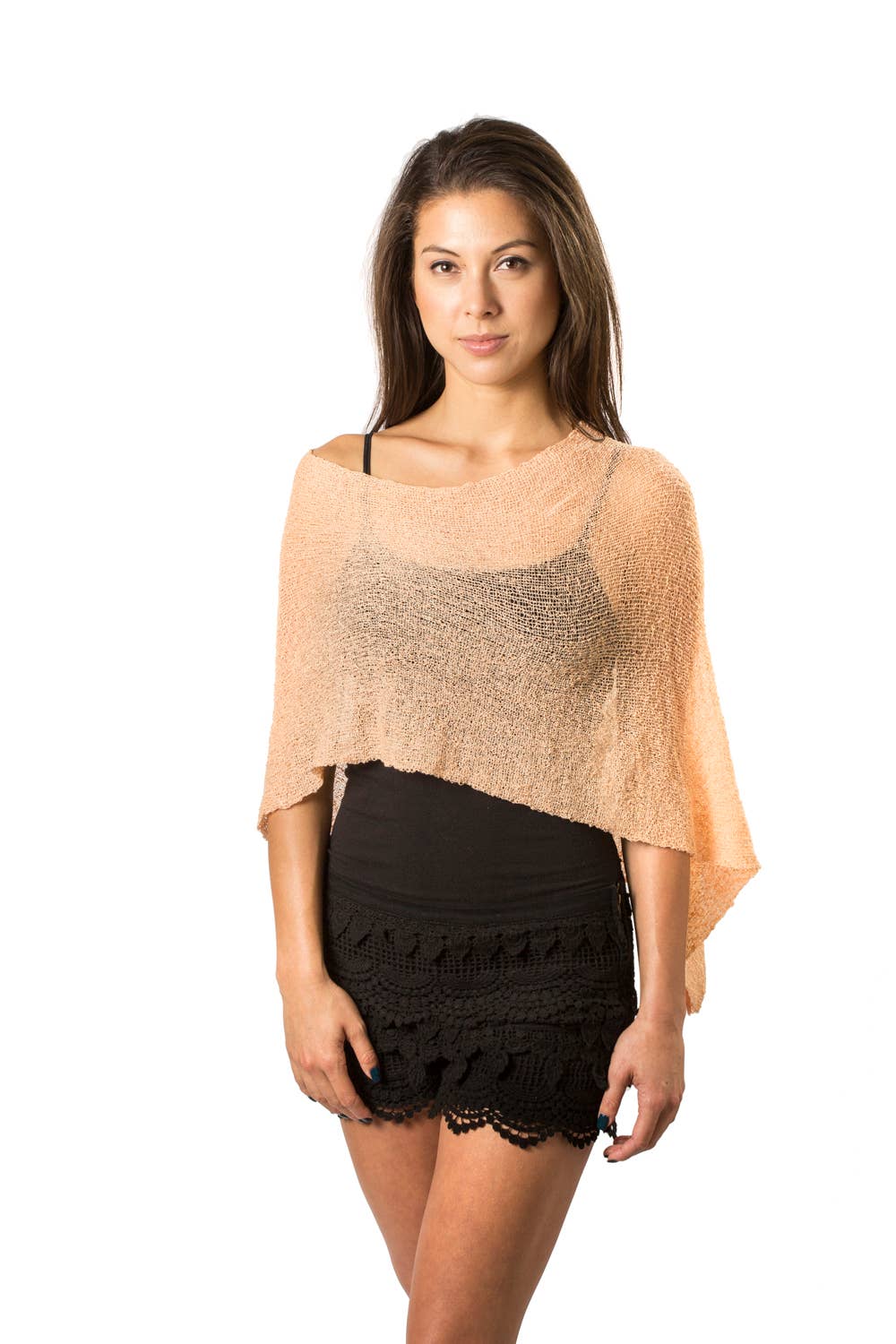 Aria Knit Poncho Wrap