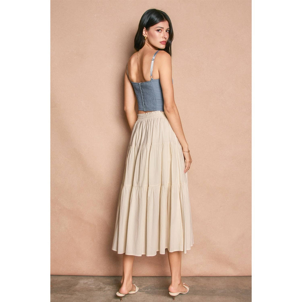 Picot Edge Corset Top