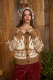 Swan Jacquard Cardigan