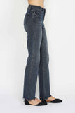 HW Button Fly Hem Destroy Straight
