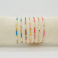 Dainty 3 Tone Bracelet - 24k Gold Plated