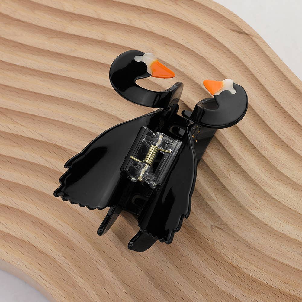 Swan Hair Claw Clip