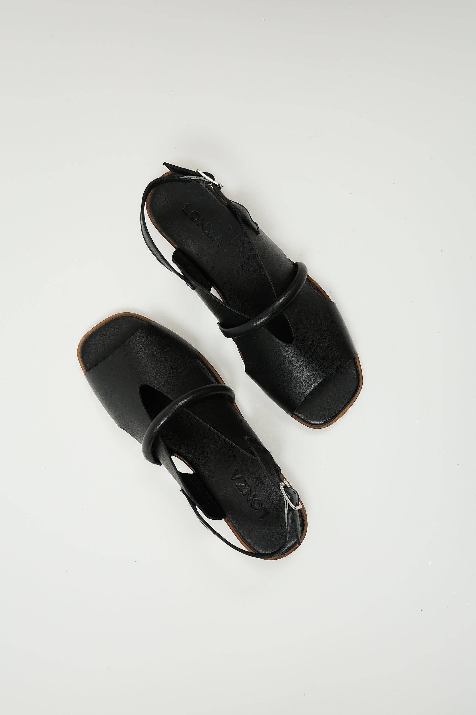 Bergen Black Leathers Sandals