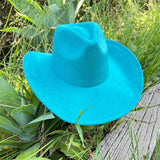 Best seller !!  Fashion Vegan suede  cowboy hat