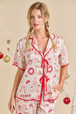 Christmas Print Pajama Set