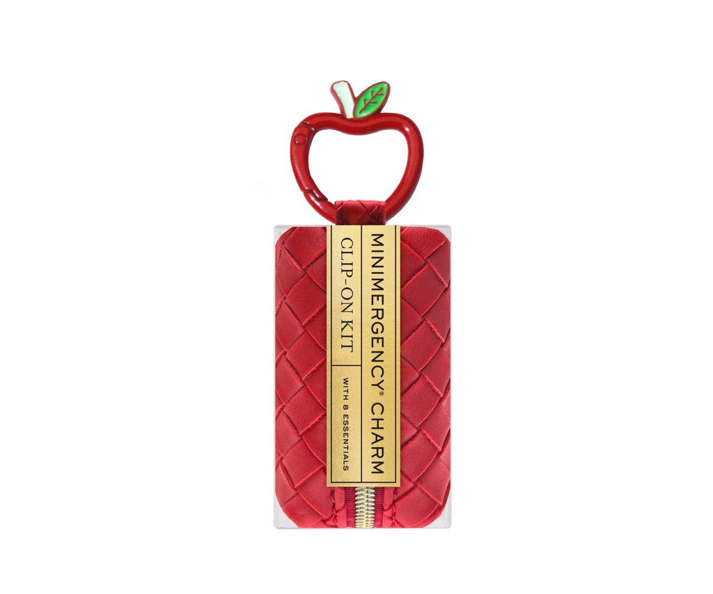 Teacher Minimergency Charm | Apple, Back-to-School Bag Charm